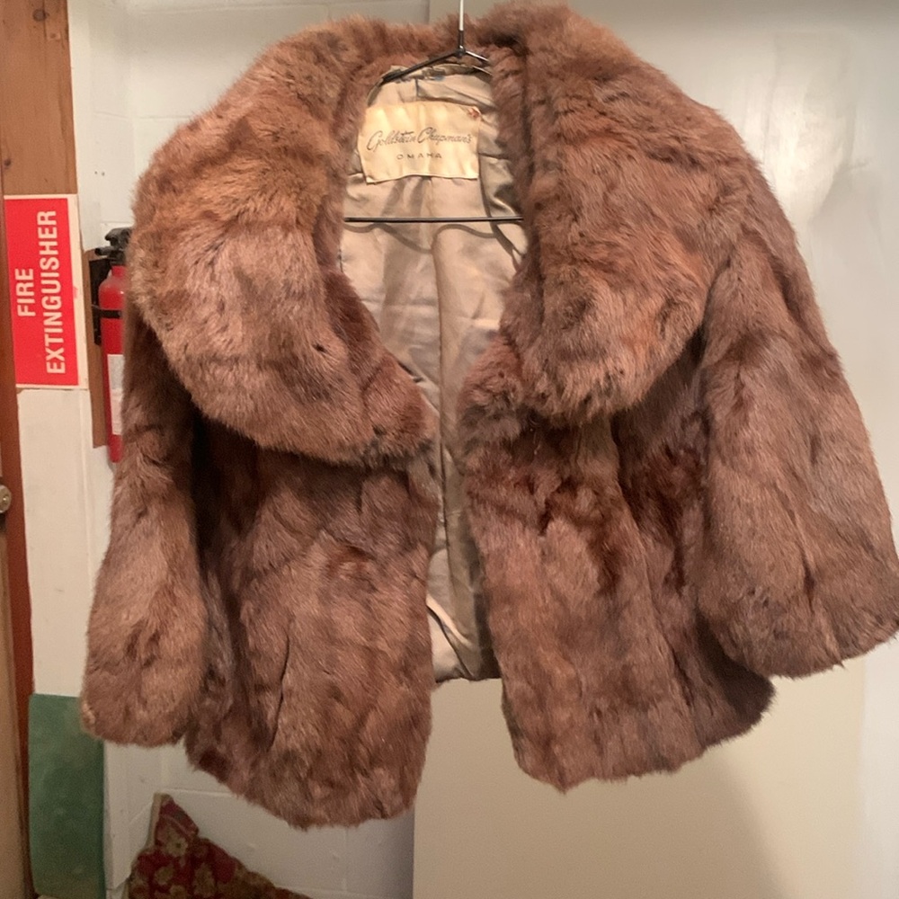 Mink Fur Coat Goldstein Chapman Size Small